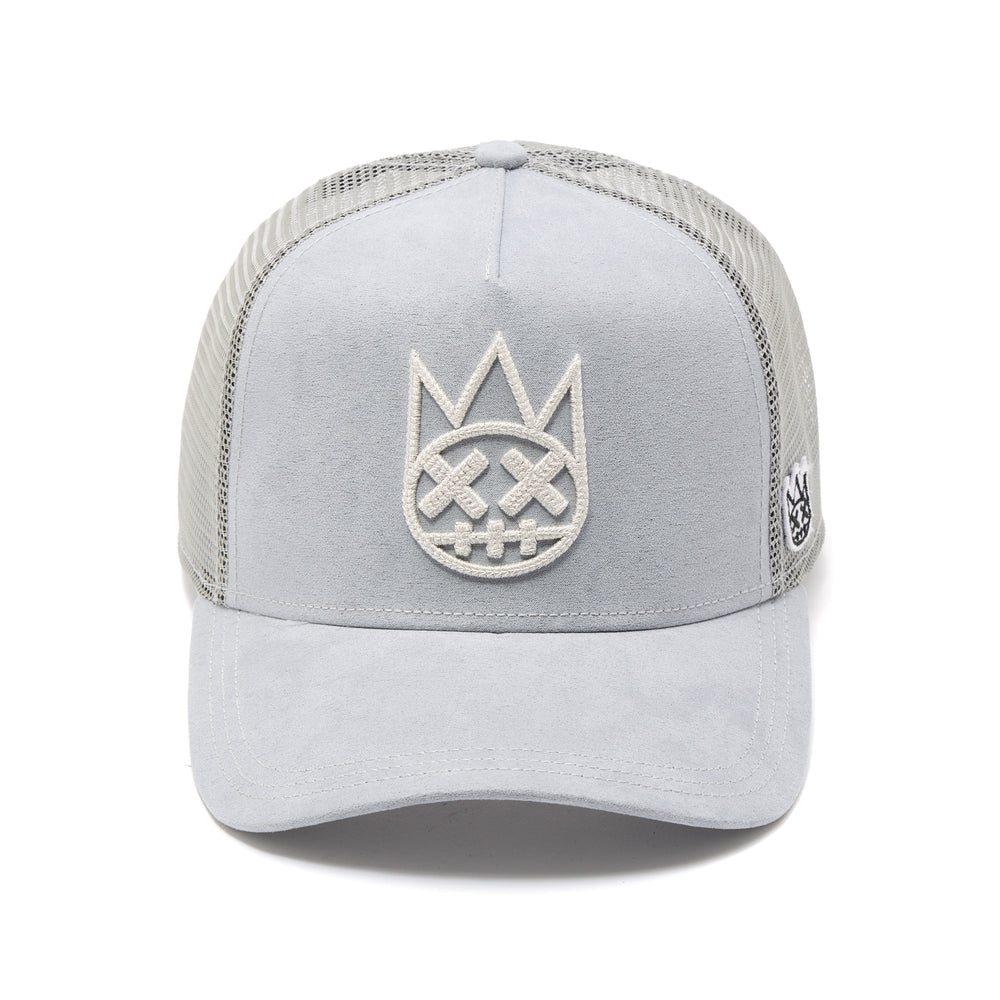 Cult's Logo Mesh Back Trucker Hat In Grey