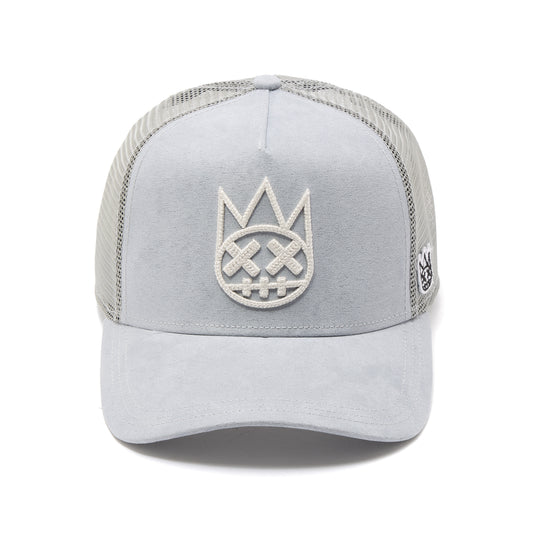 Cult's Logo Mesh Back Trucker Hat In Grey