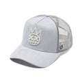 Cult's Logo Mesh Back Trucker Hat In Grey