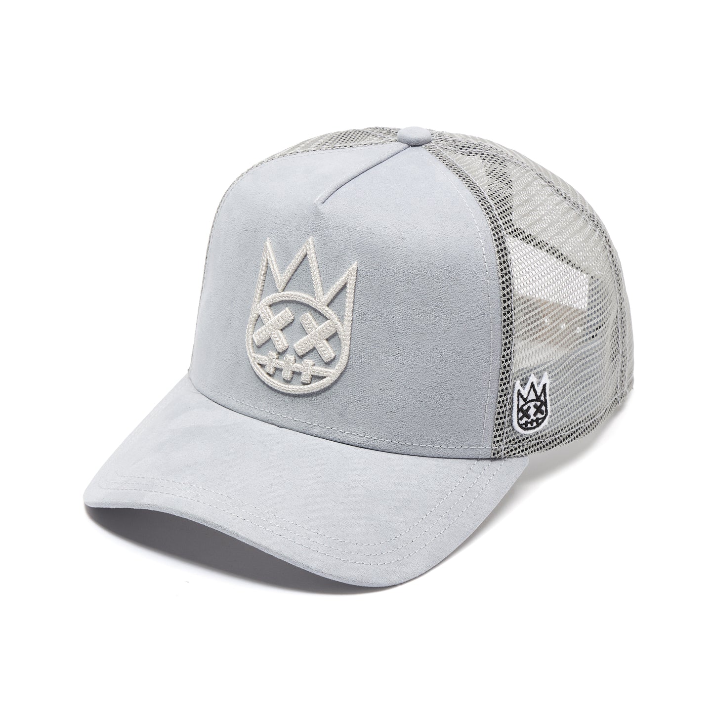 Cult's Logo Mesh Back Trucker Hat In Grey