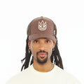 Cult's Logo Mesh Back Trucker Hat In Pinecone