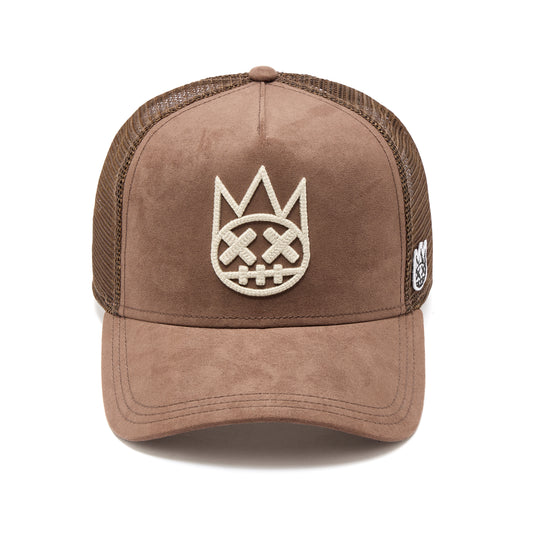 Cult's Logo Mesh Back Trucker Hat In Pinecone