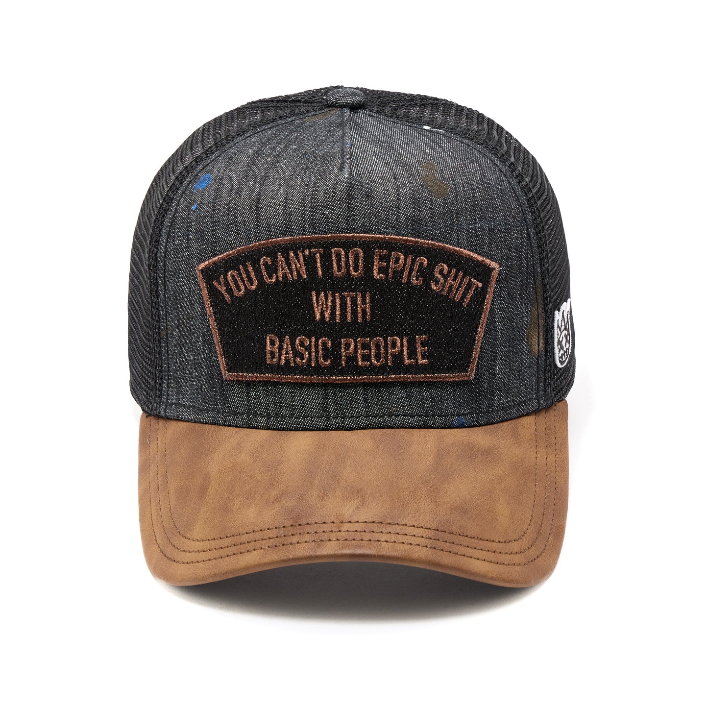 Cult's Mesh Back Trucker Hat "Cant Do Epic Shit" In Painter