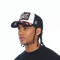 Cult's Mesh Back Trucker Hat "Stars" In White