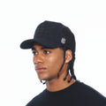 Cult's Mesh Back Trucker Hat "Rope Logo" In Black