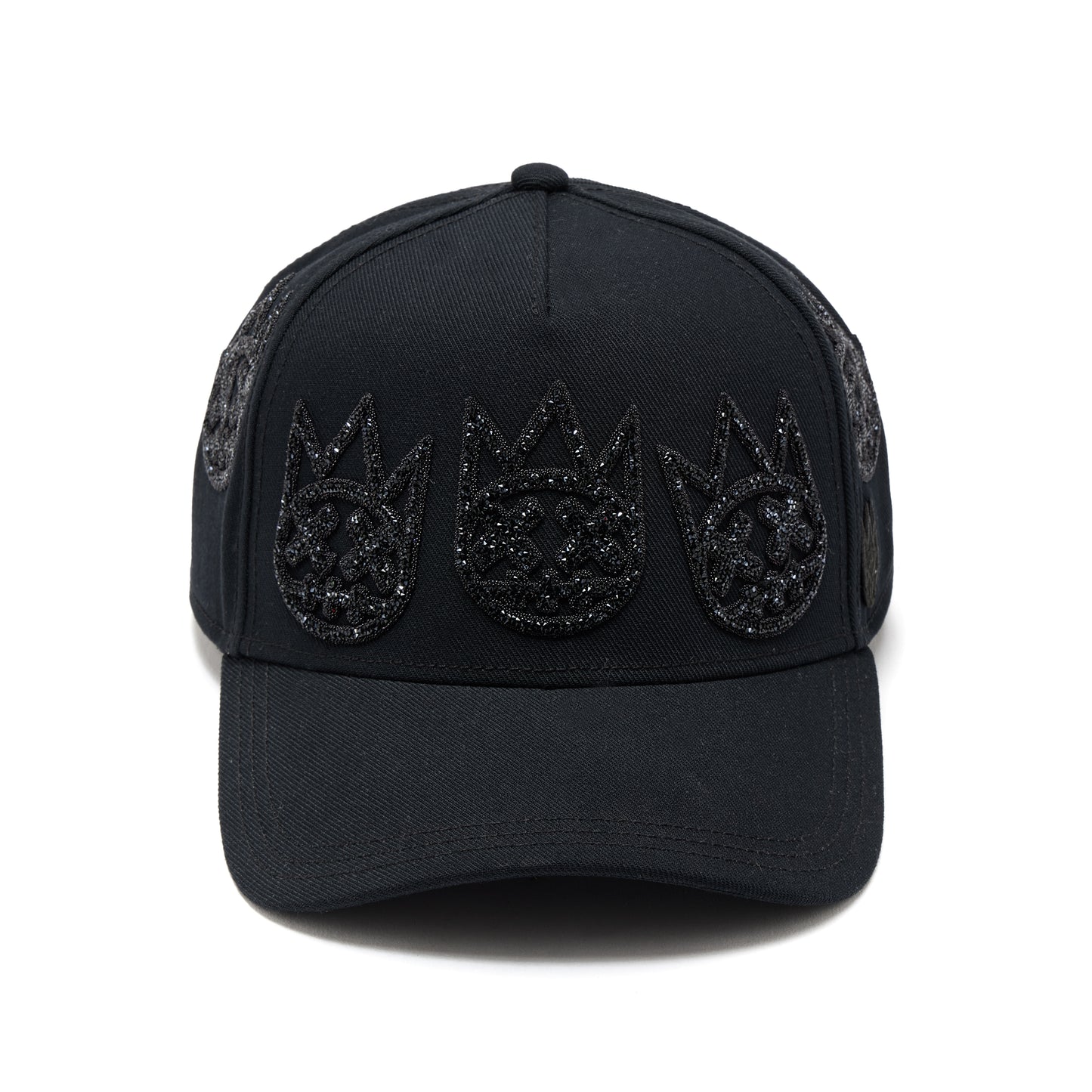 Cult X El Alfa A Frame Hat "Multi Black Crystal Logo" In Black