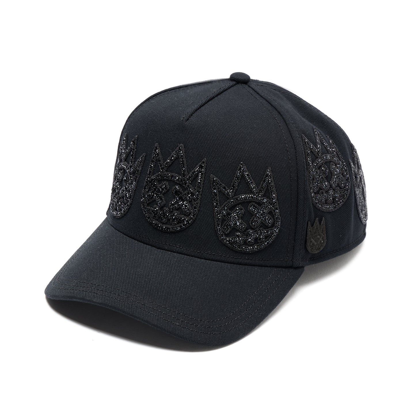 Cult X El Alfa A Frame Hat "Multi Black Crystal Logo" In Black