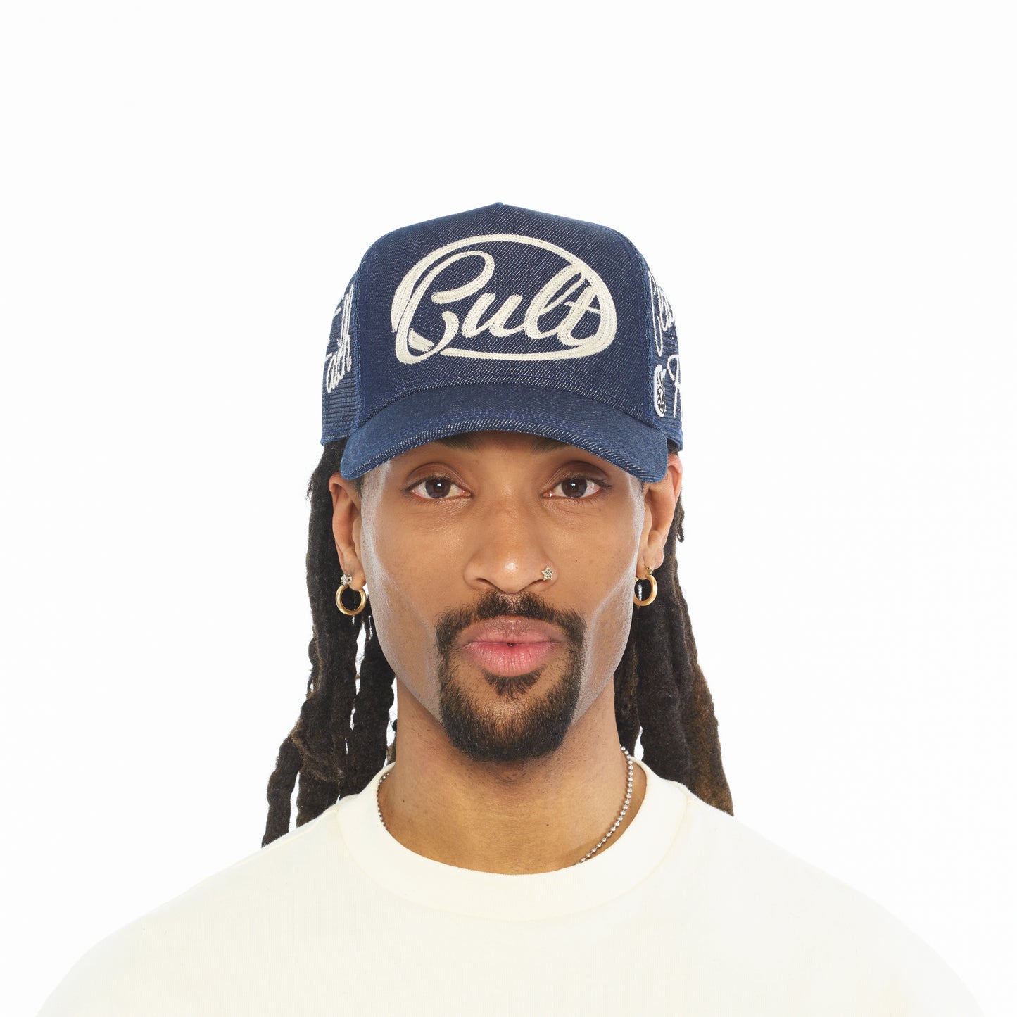 Cult's Mesh Back Trucker Hat "Community" In Raw