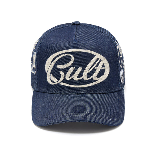 Cult's Mesh Back Trucker Hat "Community" In Raw