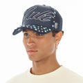 Cult's Mesh Back Trucker Hat "Studs" In Navy