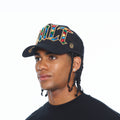Cult's Mesh Back Trucker Hat "Stained Glass" In Black