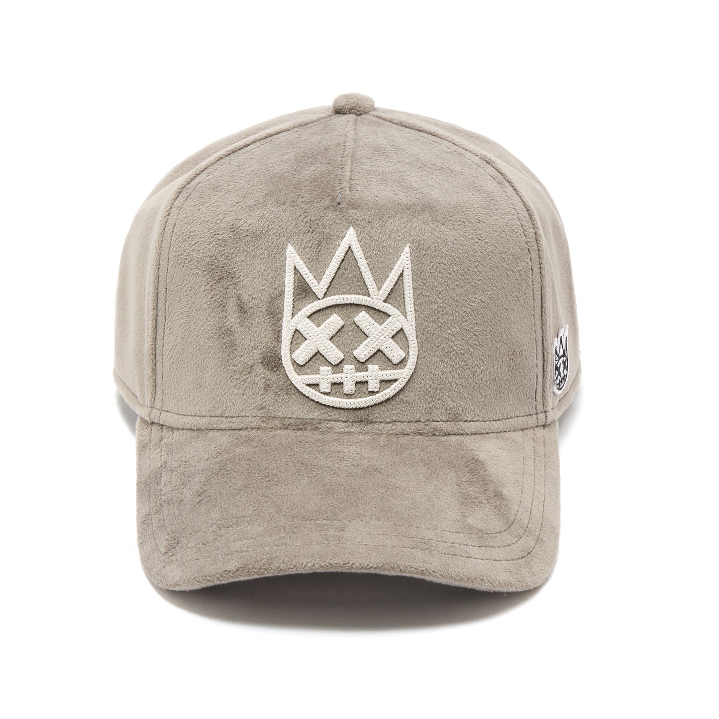 Cult's Mesh Back Logo Trucker Hat "Velour" In Charcoal Grey