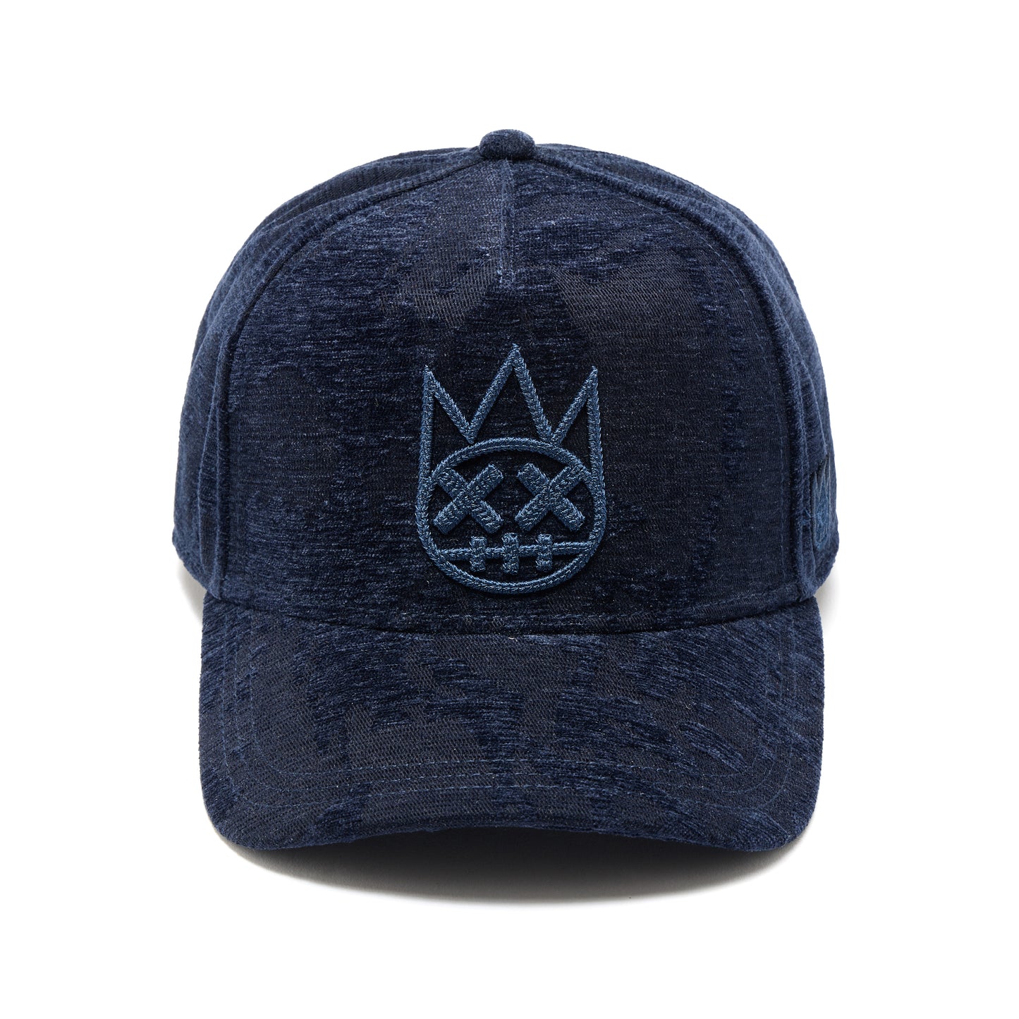 Cult's Mesh Back Trucker Hat "Jacquard" In Navy