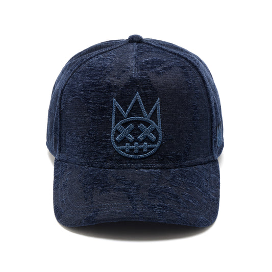 Cult's Mesh Back Trucker Hat "Jacquard" In Navy