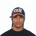 Cult's Mesh Back Trucker Hat "Flame" In Black