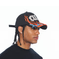 Cult's Mesh Back Trucker Hat "Flame" In Black