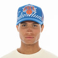 Cult X Knicks Mesh Back Trucker Hat in Princess Blue *PREORDER*