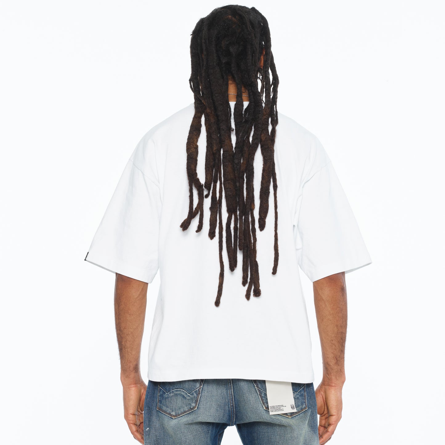 Cult's Oversized Short Sleeve Crew Neck Tee In White
