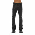 Cult's Vegan Leather Lenny Bootcut 603 Jeans In Black