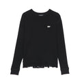 Cult's Long Sleeve Thermal Shirt In Black