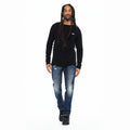Cult's Long Sleeve Thermal Shirt In Black