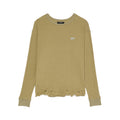 Cult's Long Sleeve Thermal Shirt In Sage Green