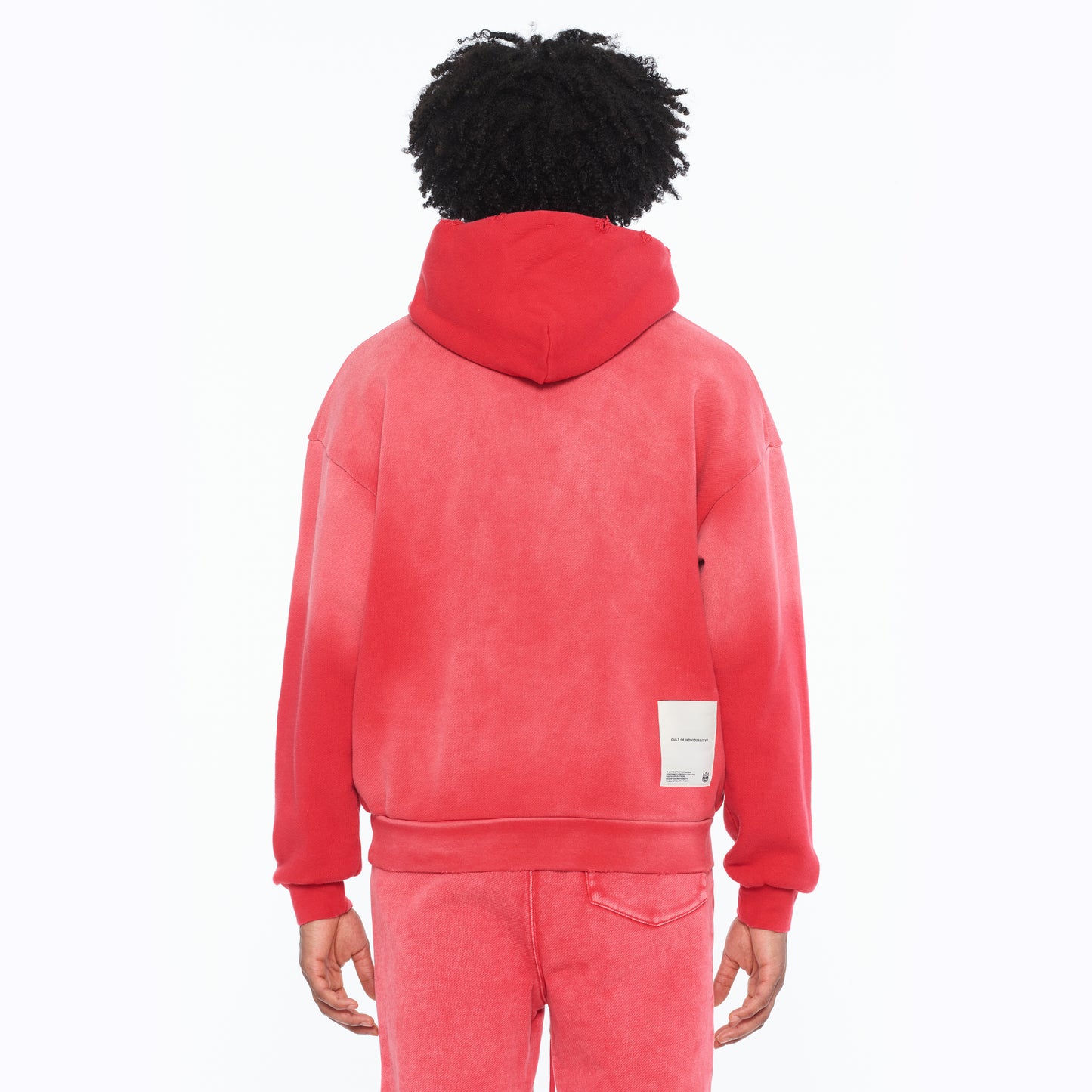 Cult's French Terry Pullover Sweatshirt 620 Grams In Racing Red
