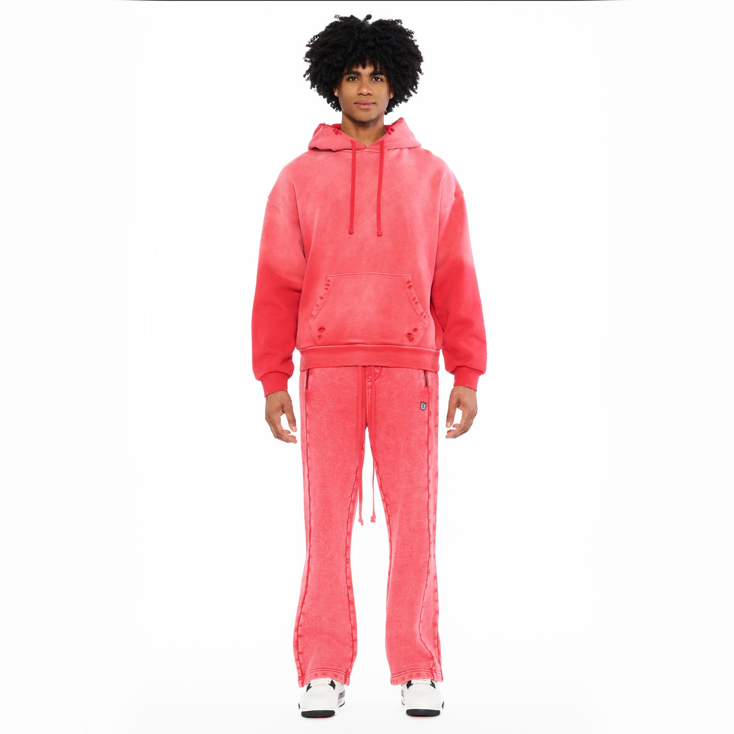 Cult's French Terry Pullover Sweatshirt 620 Grams In Racing Red