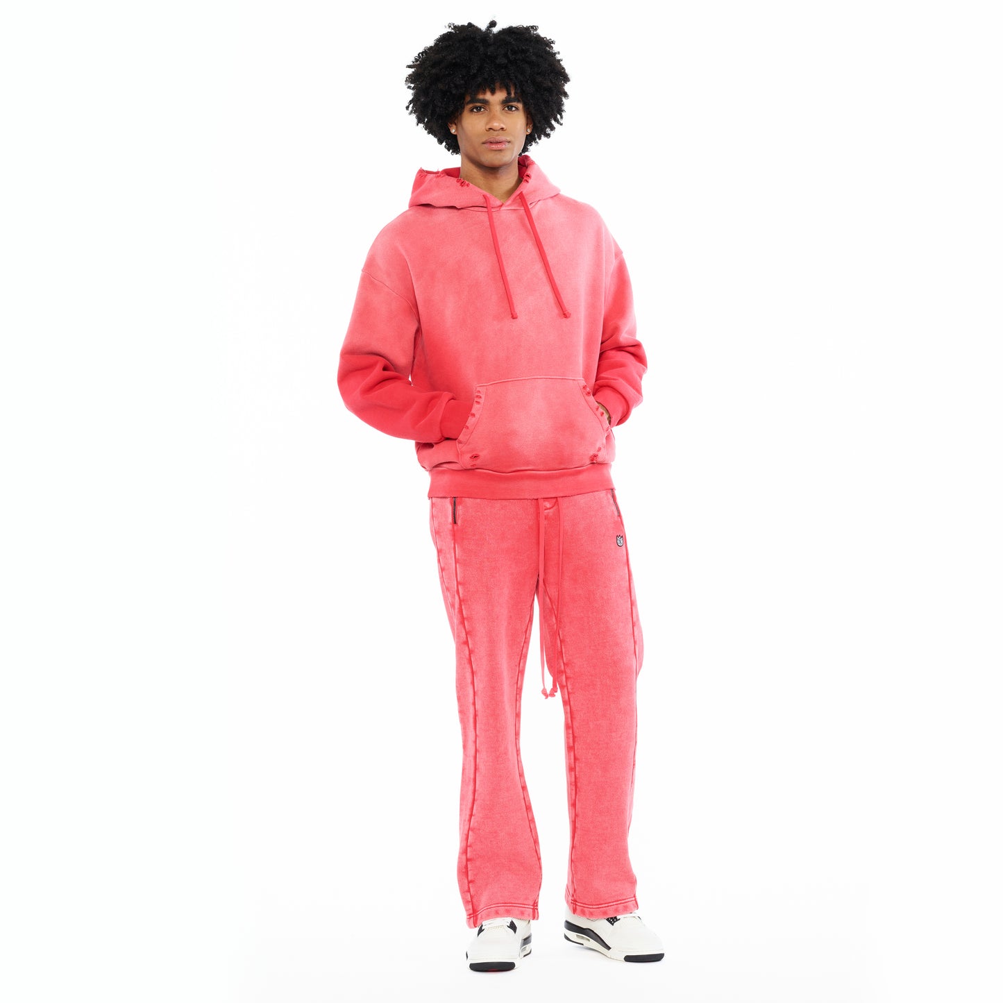 Cult's French Terry Pullover Sweatshirt 620 Grams In Racing Red
