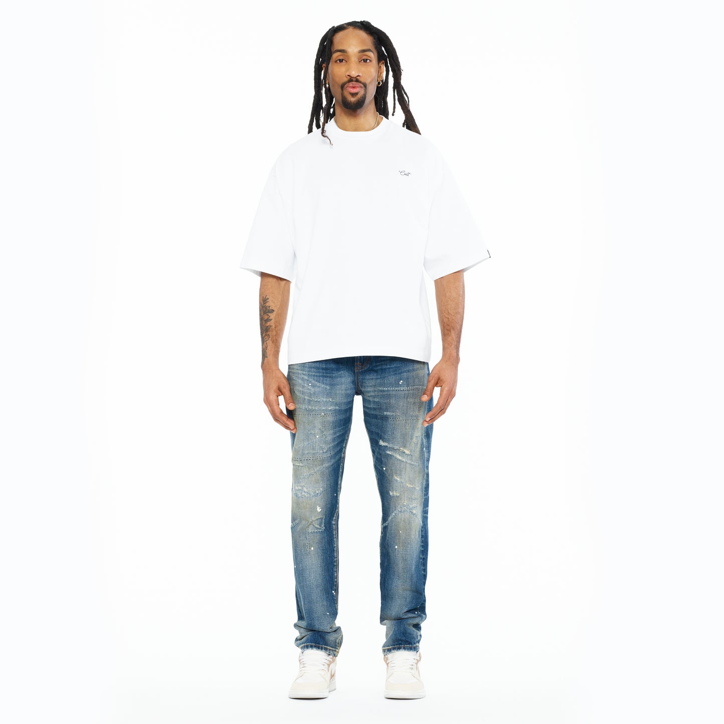 Cult's Rocker Slim Straight 602 Jeans In Baltic