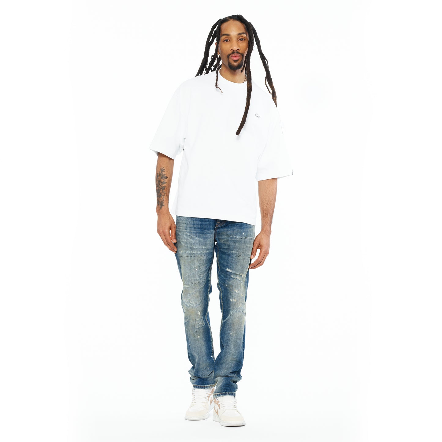 Cult's Rocker Slim Straight 602 Jeans In Baltic