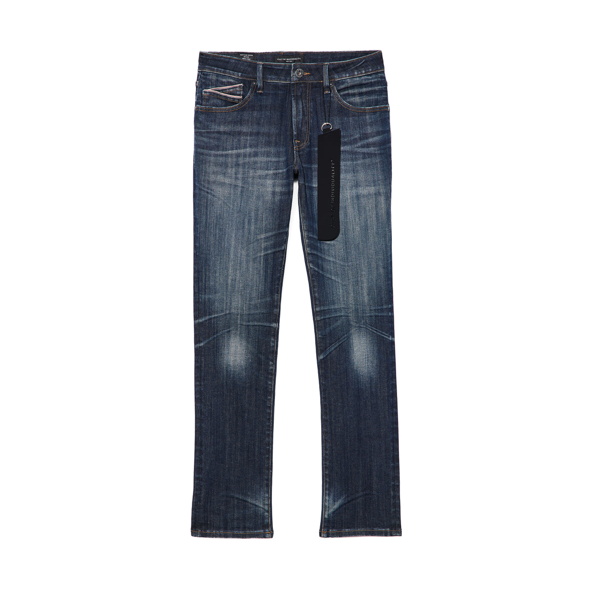 Cult's Rocker Slim Straight 602 Jeans In Blue Steel