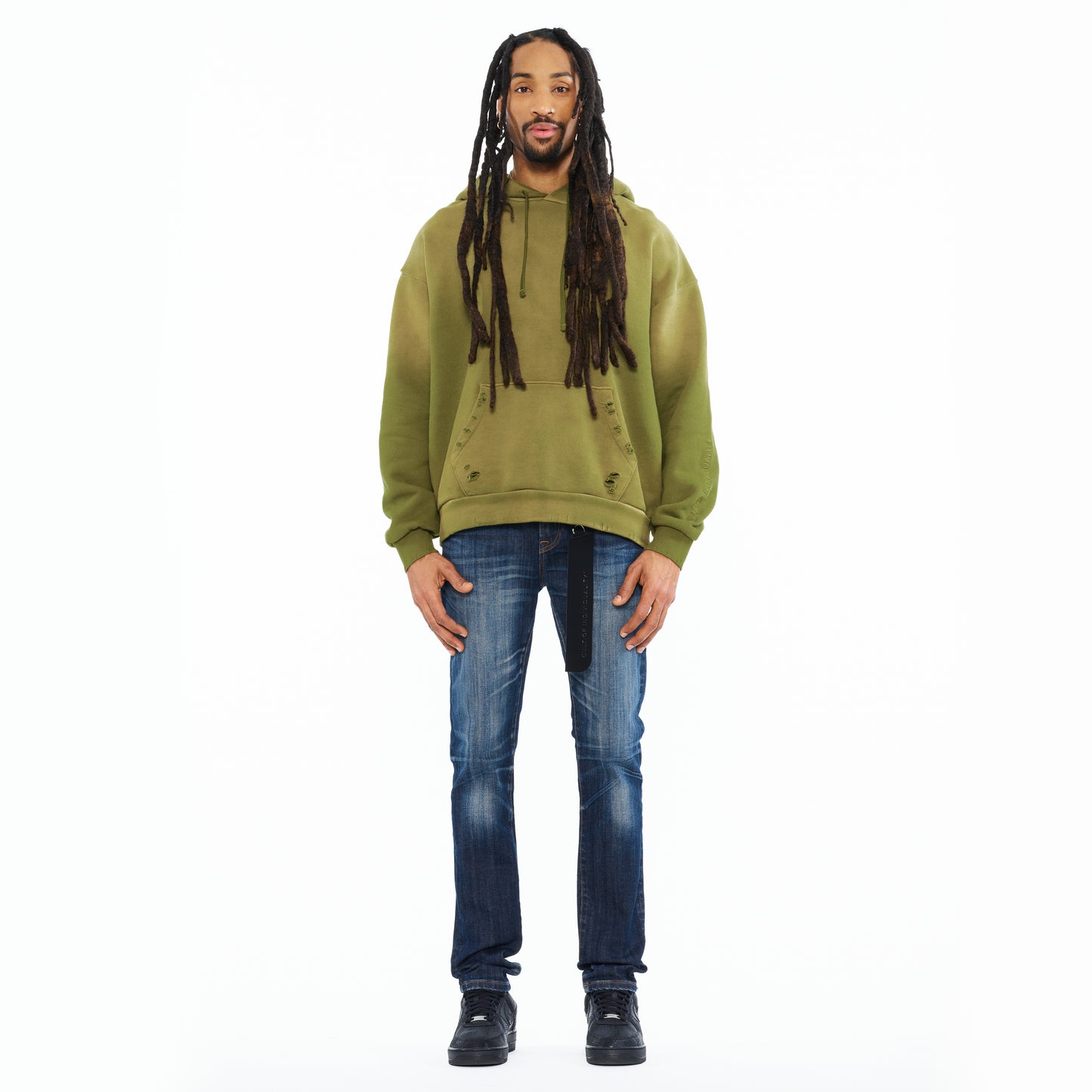 Cult's Rocker Slim Straight 602 Jeans In Blue Steel