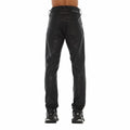 Cult's Vegan Leather Rocker Slim 602 Jeans In Black