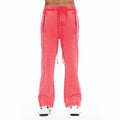 Cult's French Terry Open Hem Sweatpants 620 Grams In Racing Red