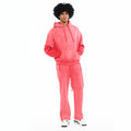 Cult's French Terry Open Hem Sweatpants 620 Grams In Racing Red