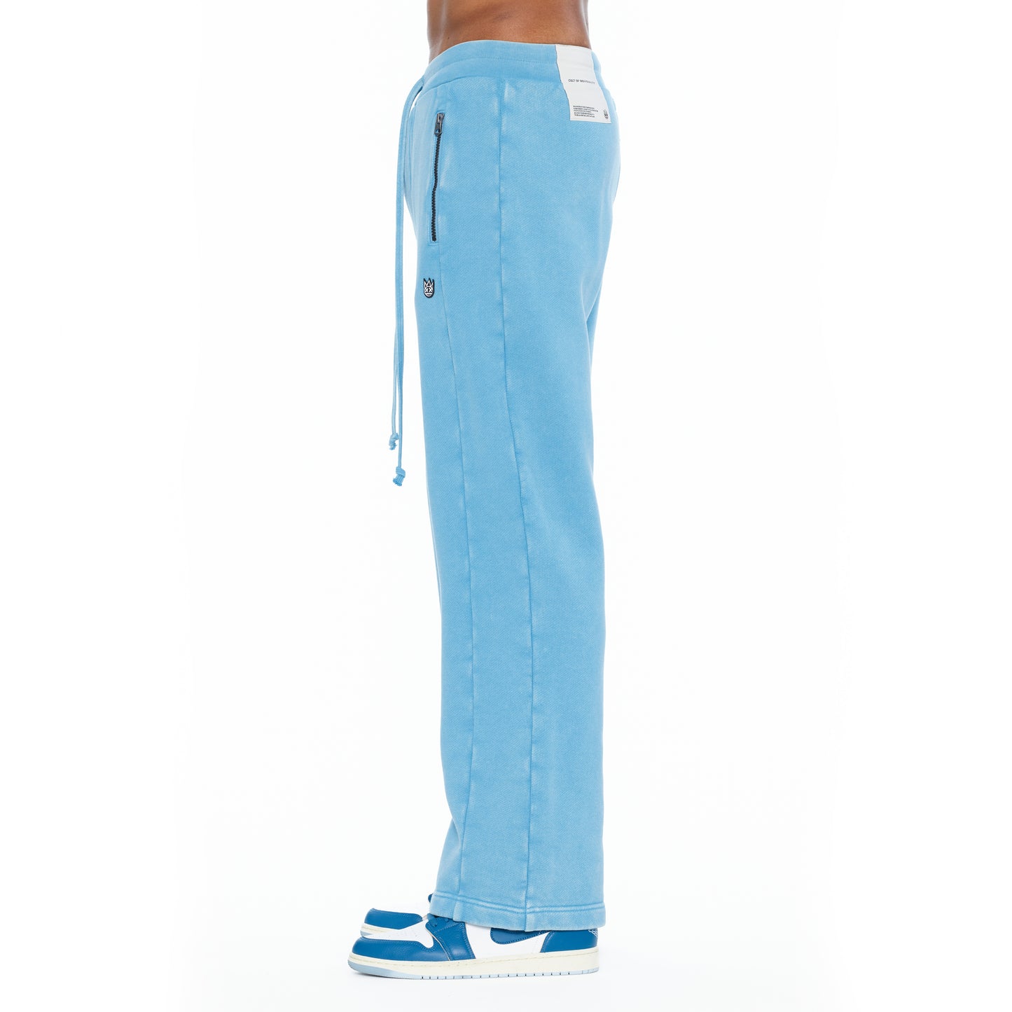 Cult's French Terry Open Hem Sweatpants 620 Grams In Navagio Bay