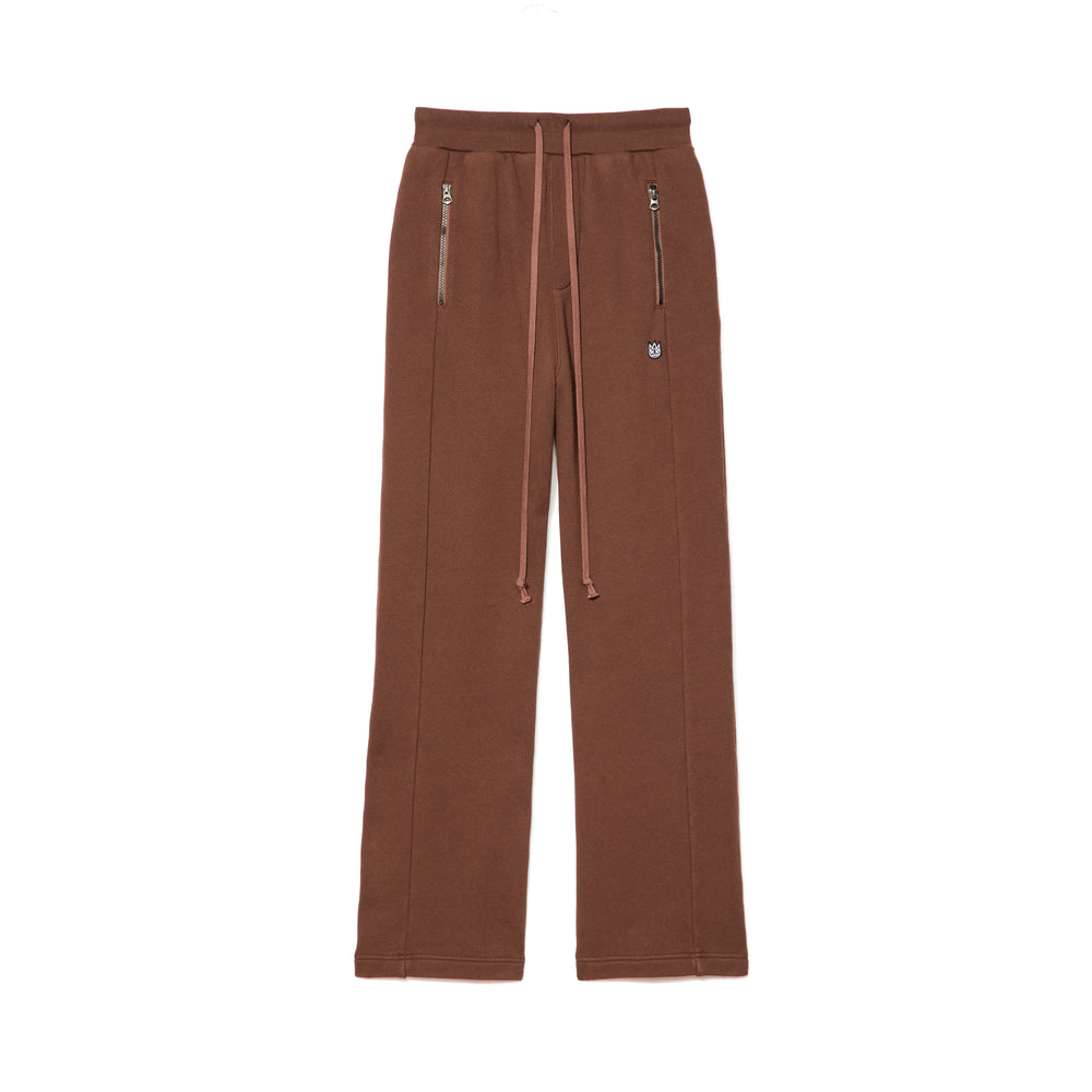 Cult's French Terry Open Hem Sweatpants 620 Grams In Pinecone