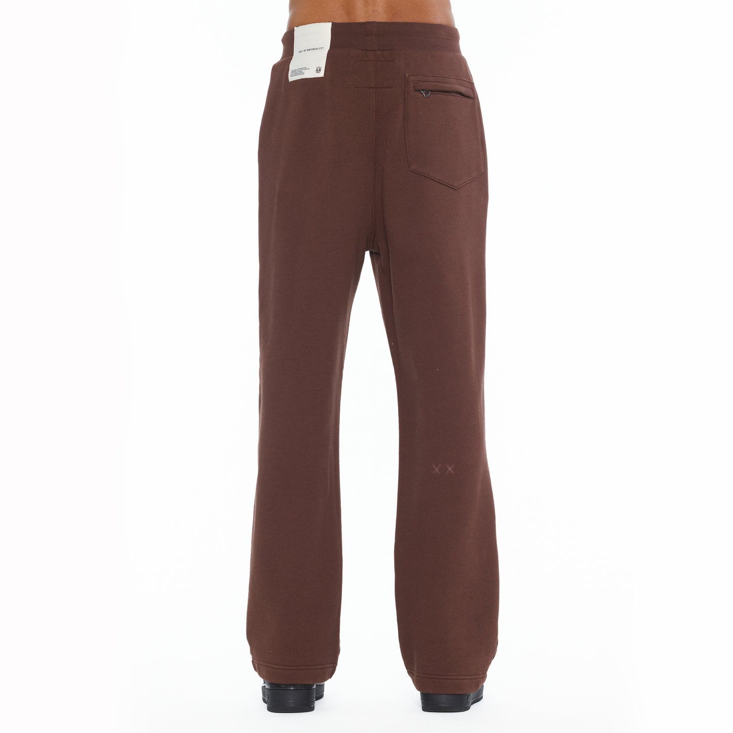 Cult's French Terry Open Hem Sweatpants 620 Grams In Pinecone
