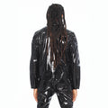 Cult's Type II Patent Leather Black Jacket In Black