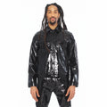 Cult's Type II Patent Leather Black Jacket In Black