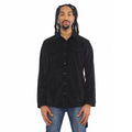 Cult's Classic Suede Full Button Shirt In Black