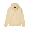 Cult's French Terry Zip Hooded Sweatshirt 620 Grams In Cream