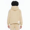 Cult's French Terry Zip Hooded Sweatshirt 620 Grams In Cream