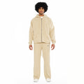 Cult's French Terry Zip Hooded Sweatshirt 620 Grams In Cream