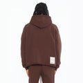 Cult's French Terry Zip Hooded Sweatshirt 620 Grams In Pinecone