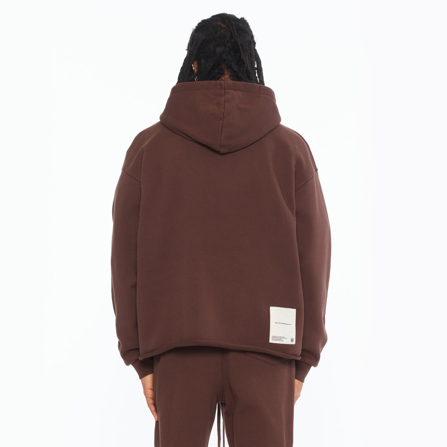 Cult's French Terry Zip Hooded Sweatshirt 620 Grams In Pinecone