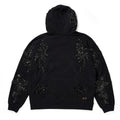 Cult x El Alfa Limited Edition Premium Crystal Applique Hoodie in Black