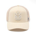 Cult's Logo Mesh Back Trucker Hat In Cream