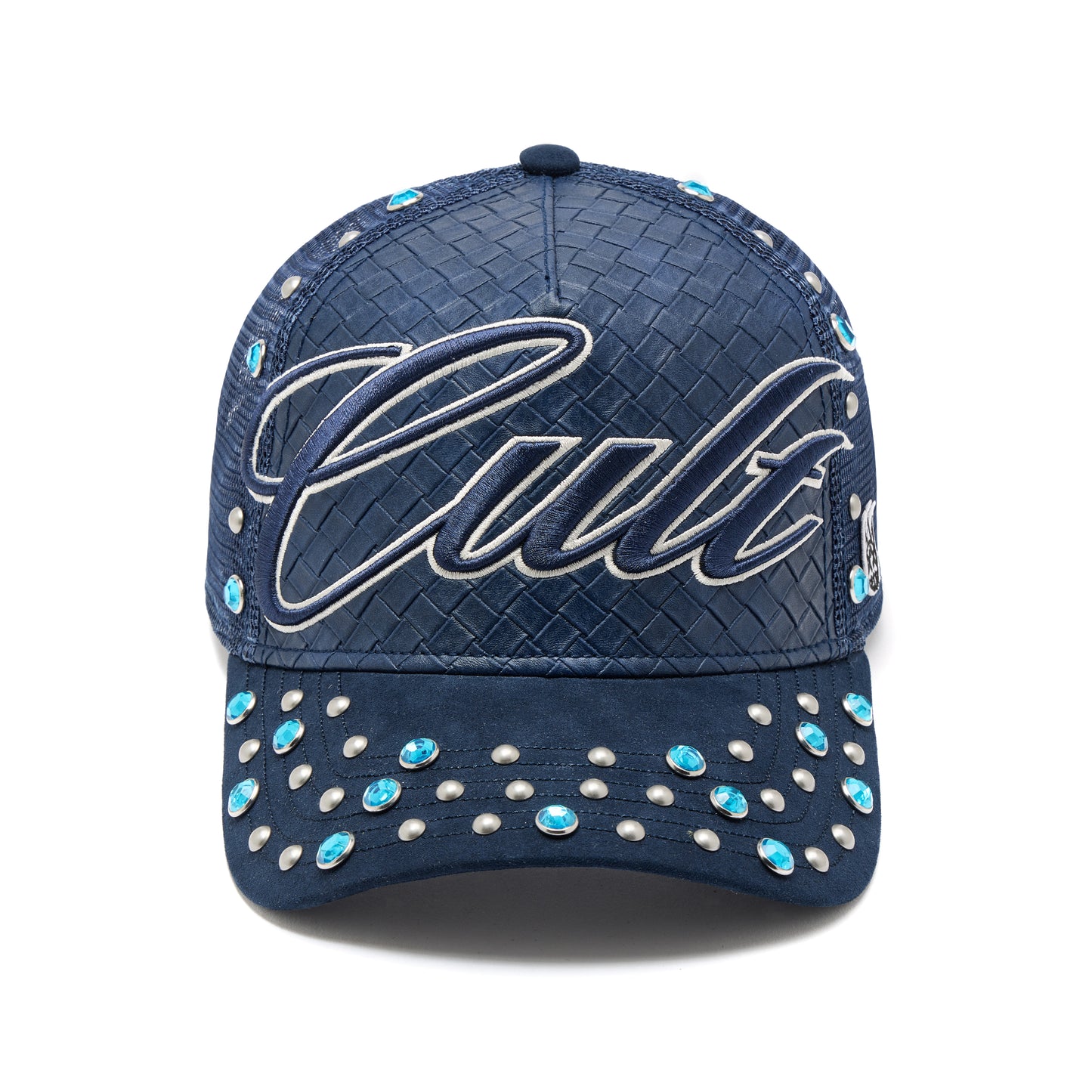 Cult's Mesh Back Trucker Hat "Studs" In Navy